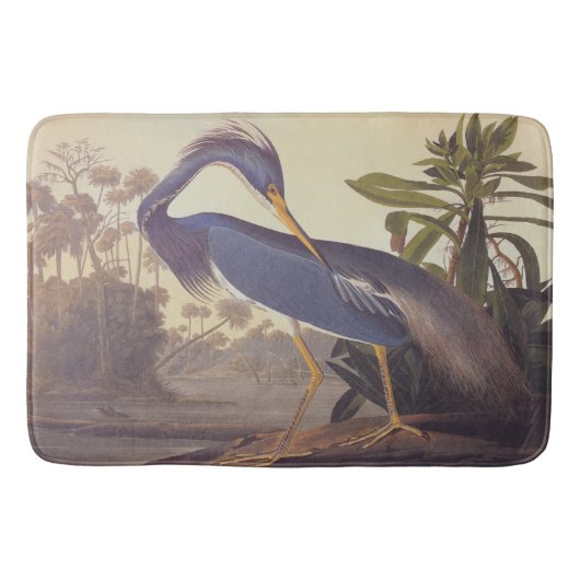 Audubon's Louisiana Heron oder Trikolore Heron Badematte (Vorderseite)