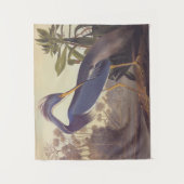 Audubon's Louisiana Heron oder Trikolore Heron Wandteppich (Vorderseite)