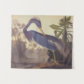 Audubon's Louisiana Heron oder Trikolore Heron Wandteppich (Vorderseite (Horizontal))