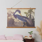 Audubon's Louisiana Heron oder Trikolore Heron Wandteppich Mit Holzrahmen (Schlafzimmer)