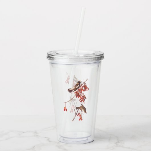 Audubon's Rice Bunting Birds oder Bobolink Birds Acryltrinkbecher (Rückseite)