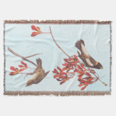 Audubon's Rice Bunting Birds oder Bobolink Birds Decke (Vorderseite)