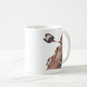 Audubons roter Heatspecht Kaffeetasse (VorderseiteRechts)