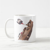 Audubons Rotkopfspechte Kaffeetasse (Links)