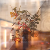 Audubon's Ruby Throated Hummingbirds and Blume Fensteraufkleber (Blatt 2)