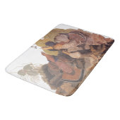 Audubon's Ruffed Grouse auf Waldboden Badematte (Schrägansicht)