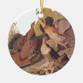 Audubon's Ruffed Grouse Keramikornament