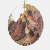 Audubon's Ruffed Grouse Keramikornament (Links)