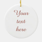 Audubon's Ruffed Grouse Keramikornament (Hinten)