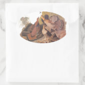 Audubon's Ruffed Grouse Ovaler Aufkleber (Tasche)