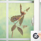 Audubon's Swainson's Warbler an der Oak Branch Fensteraufkleber (Zuhause)