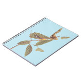 Audubon's Swainson's Warbler an der Oak Branch Notizblock (Linke Seite)