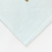 Audubons tropische Ruby-Throated Hummingbirds Fleecedecke (Ecke)