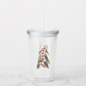 Audubons Vintager blaugrüner Warbler-Song-Vogel Acryltrinkbecher (Vorderseite)