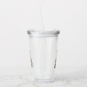 Audubons Vintager blaugrüner Warbler-Song-Vogel Acryltrinkbecher (Links)