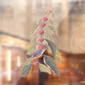 Audubons Vintager blaugrüner Warbler-Song-Vogel Fensteraufkleber (Blatt 2)