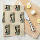 Audubons Vögel von Amerika Geschirrtuch (Viertel Falte)