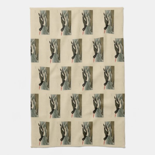 Audubons Vögel von Amerika Geschirrtuch (Vertikal)