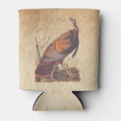 Audubons Vögel von Amerika Wild Türkei Herbstvogel Dosenkühler (Vorderseite)