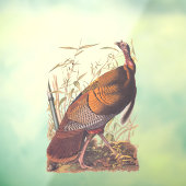 Audubons Vögel von Amerika Wild Türkei Herbstvogel Fensteraufkleber (Blatt 3)