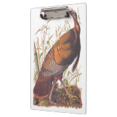 Audubons Vögel von Amerika Wild Türkei Herbstvogel Klemmbrett (Links)