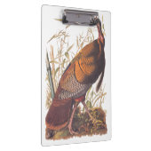 Audubons Vögel von Amerika Wild Türkei Herbstvogel Klemmbrett (Rechts)