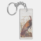 Audubons Vögel von Amerika Wild Türkei Herbstvogel Schlüsselanhänger (Vorderseite links)