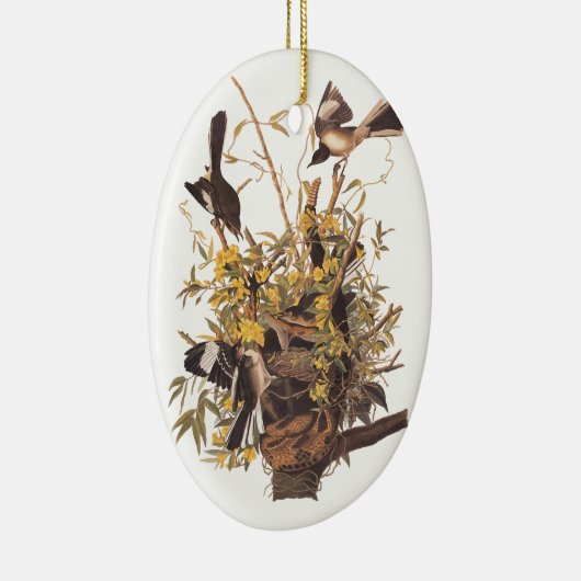 Audubons Vogelschützer verteidigen Nest Keramikornament (Rechts)