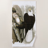 Audubons Weißkopfseeadler-Vogel-Tier-Badetuch Strandtuch (Vorderseite)