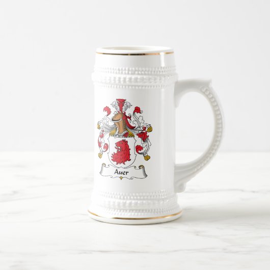 Auer Familienwappen Bierglas (Rechts)