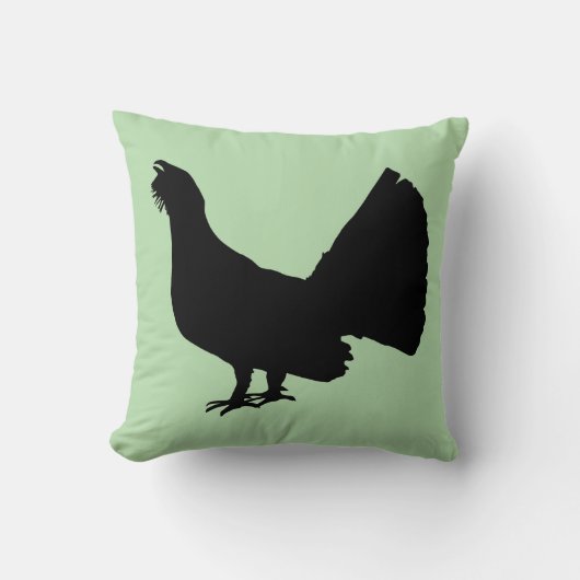 Auerhuhn Kissen (Vorderseite)