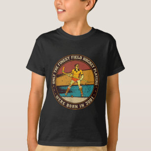 Auf 2001 geborene Feldhockeyspieler Geburtstag Fel T-Shirt