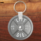 Auf 2,25" Schlüsselanhänger 45 lb Platte aufheben (Vorderseite)