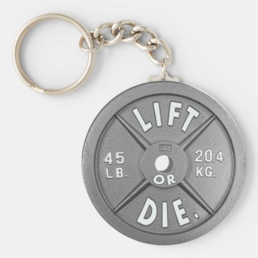 Auf 2,25" Schlüsselanhänger 45 lb Platte aufheben  (Vorne)