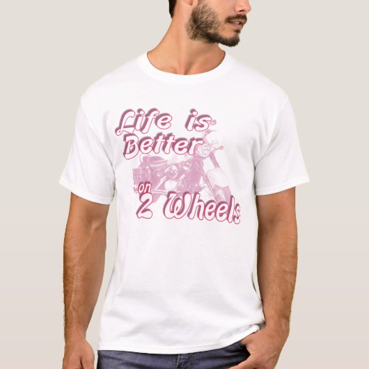 auf 2 Rädern T-Shirt (Vorderseite)