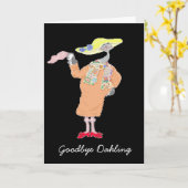 Auf Abschied nehmen, eine sichere Reise machen Karte (Gelbe Blume)