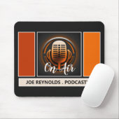 Auf Air Podcaster, Retro-Podcast Mousepad (Mit Mouse)