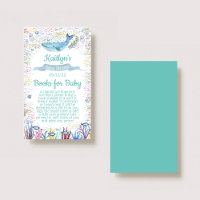 Auf Anfrage für das Sea Baby Shower Book