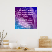 Auf Angel's Wings inspirierendes Poster (Küche)