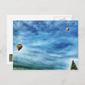 Auf, auf und ab @Calistoga Postkarte (Vorne/Hinten)