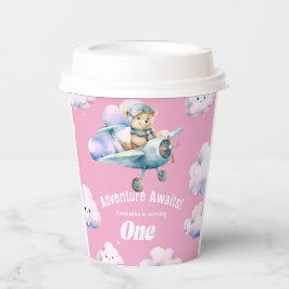 Auf, auf und ab: Teddys erste Geburtstagsfeiern Pappbecher