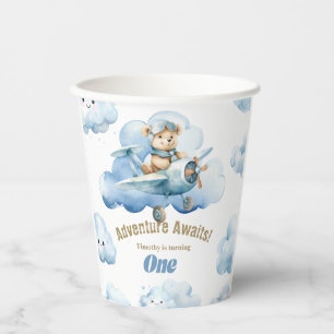 Auf, auf und ab: Teddys erste Geburtstagsfeiern Pappbecher