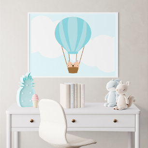 Auf, auf und ab! Twin Boys Children's Wall Art Poster