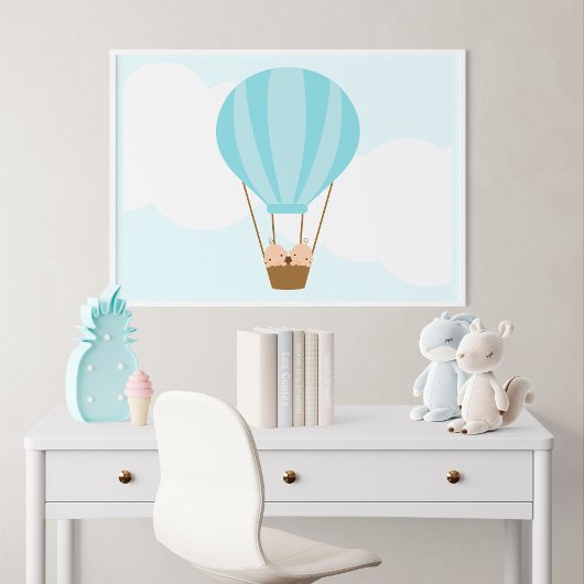 Auf, auf und ab! Twin Boys Children's Wall Art Poster