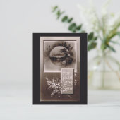 Auf Auld Lang Syne Postkarte (Stehend Vorderseite)