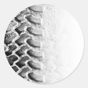 Auf Bahn Runder Aufkleber