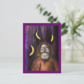 Auf Bananen! Postkarte (Stehend Vorderseite)