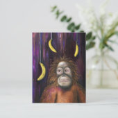 Auf Bananen! Postkarte (Stehend Vorderseite)