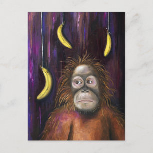 Auf Bananen! Postkarte