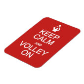 Auf benutzerdefinierten Magneten behalten Calm & V Magnet (Linke Seite)